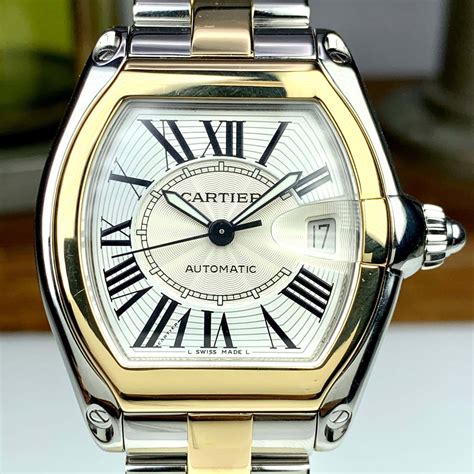 cartier watch roadster|cartier roadster men's watch price.